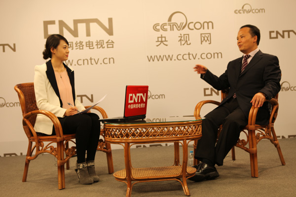 刘汉元主席接受中国网络电视台专访