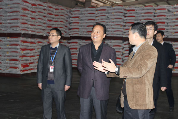 刘主席视察蓉崃韦德网站官方入口生产现场